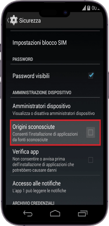 Spinanga app Android