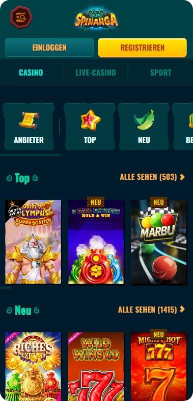 Spinanga Spiele